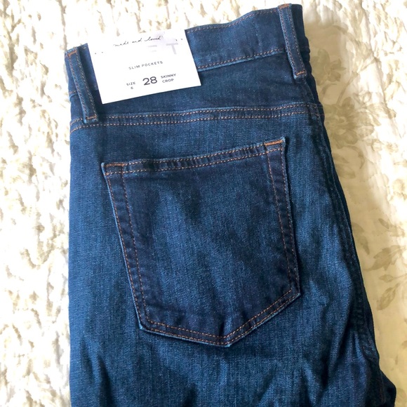Loft jeans- skinny crop size 28/6 - Picture 2 of 3